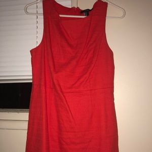 Orange Red Dress